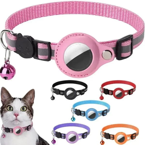SecureTail AirTag Cat Tracker Collar