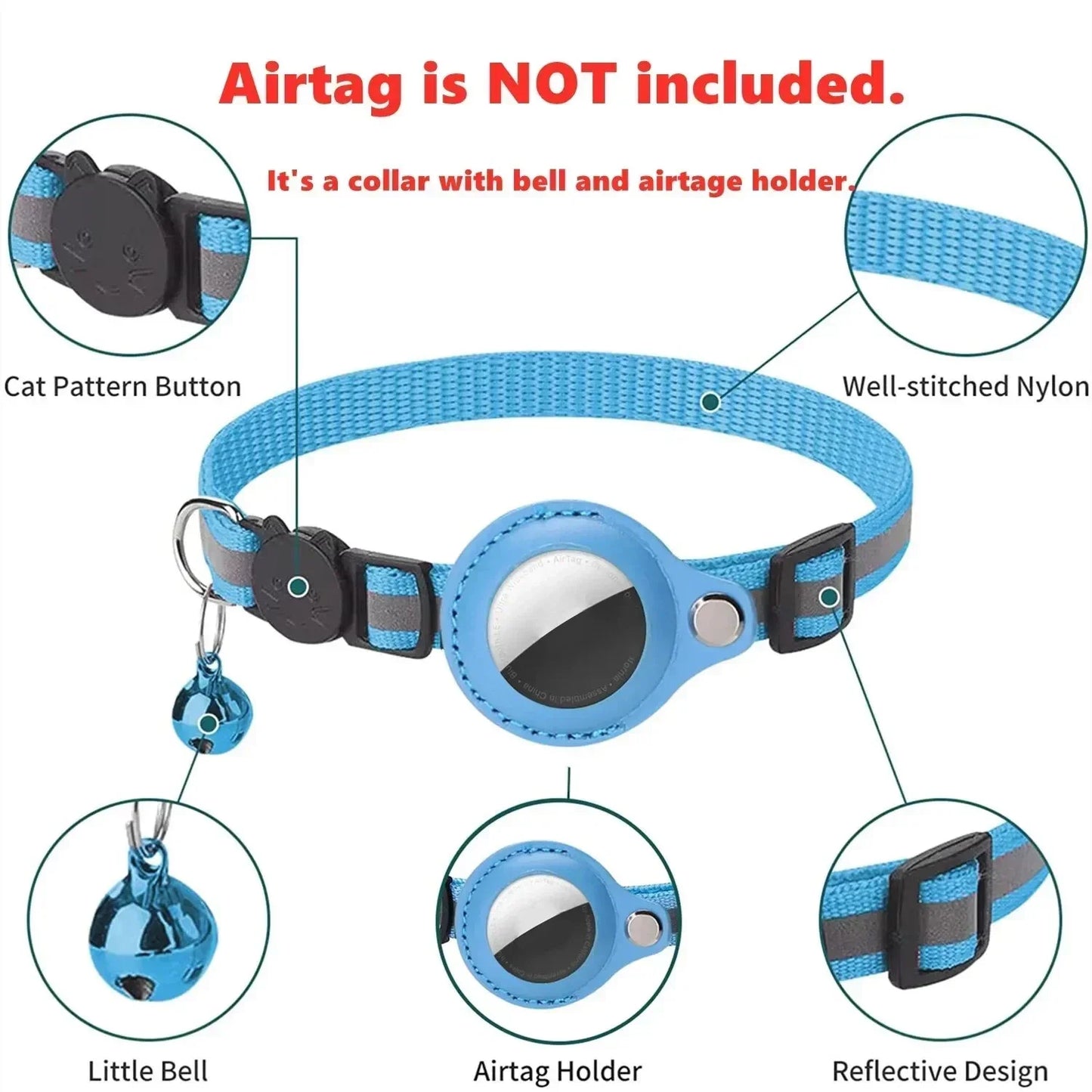 SafeTrack Reflective Cat Collar (Adult Cats)
